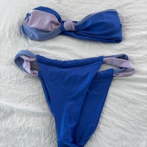 SHEIN Trendy Matching Bikini 2 Piece Swimwear Bikini Summer Medium Set